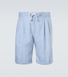 Brunello Cucinelli Linen and wool Bermuda shorts