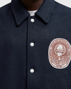 Parlez Podium Coach Jacket Blue Mens Bomber Jacket