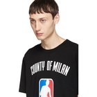 Marcelo Burlon County of Milan Black NBA T-Shirt