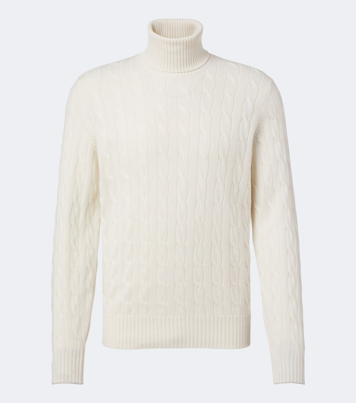 Brunello Cucinelli Cable-knit cashmere turtleneck sweater