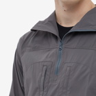 CAYL Men's Stretch Nylon Half Zip Jacket in Grey