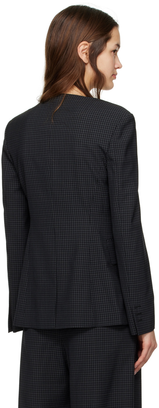 J KOO Khaki Cut Out Blazer