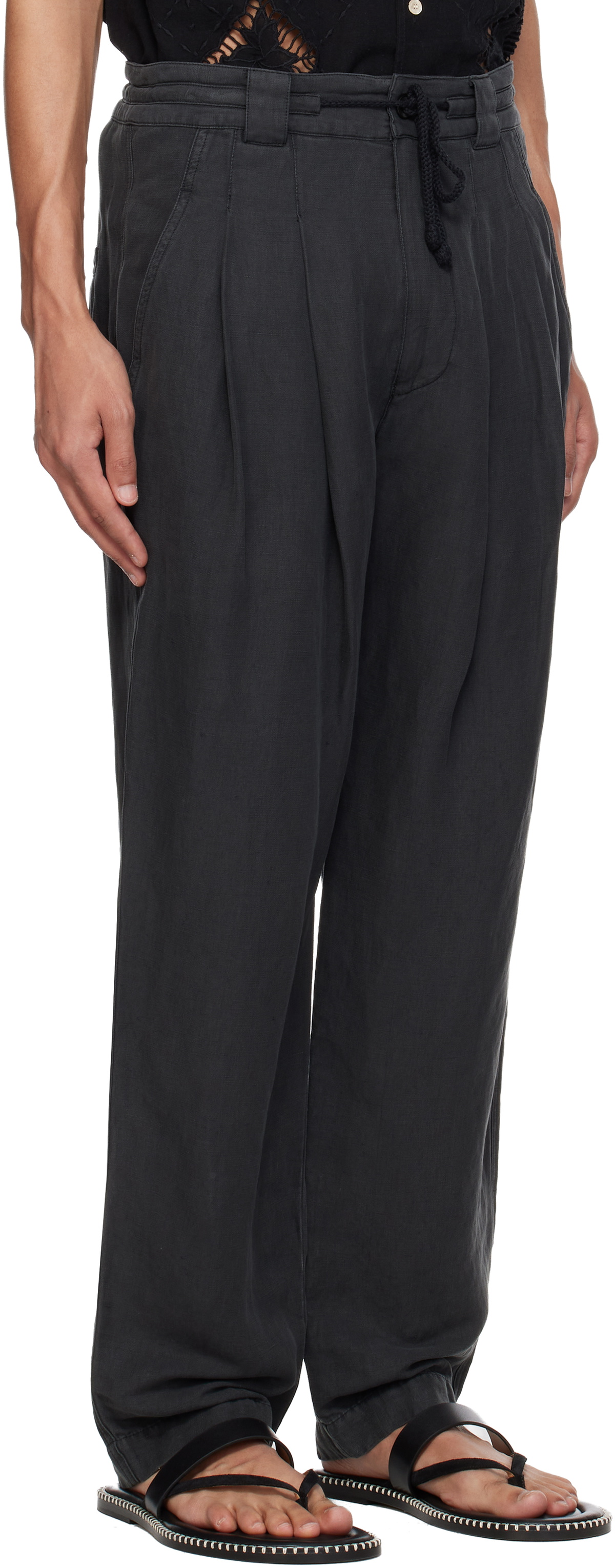 Isabel Marant Black Sirius Trousers