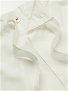 Maison Margiela - Straight-Leg Tie-Detailed Silk-Satin Trousers - White