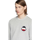 Moncler Grey Logo Sweatshirt