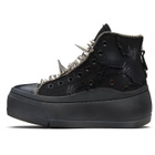 R13 Black Lace Free Kurt High Top Sneakers