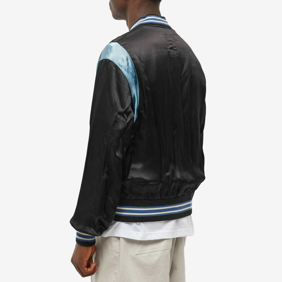 Visvim Men's Douglas Stadium Jacket in Black Visvim