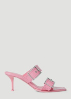 Alexander McQueen - Punk High Heel Mules in Pink