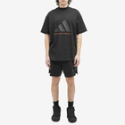 Adidas Men's Basketball T-Shirt in Black/Red