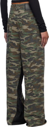 Fax Copy Express Khaki Casual Camouflage Jeans
