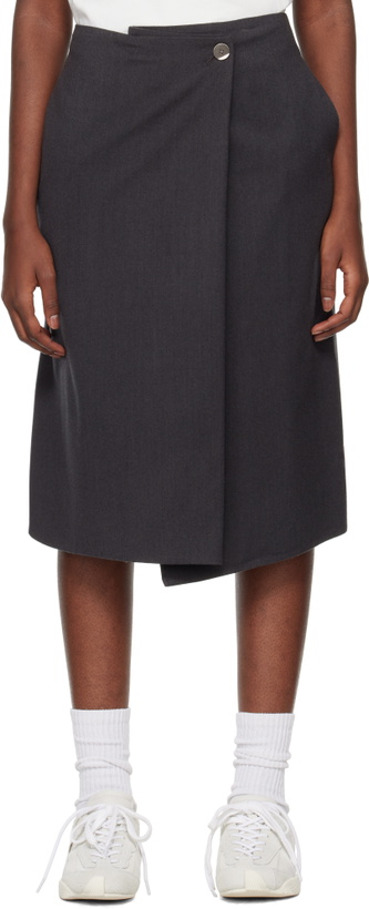 Photo: ADER error Gray Product. 63 Midi Skirt