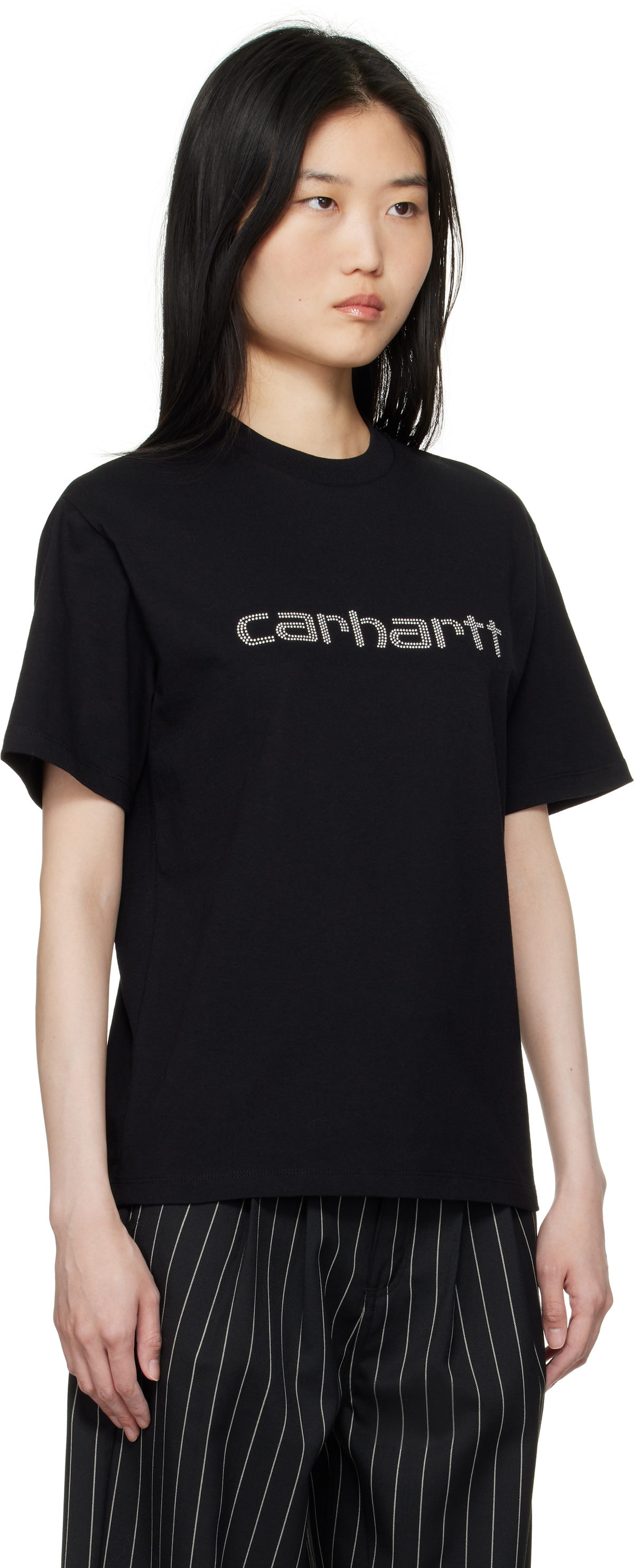 Carhartt Work In Progress Black Rivet Script T-shirt