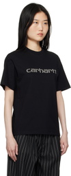 Carhartt Work In Progress Black Rivet Script T-shirt