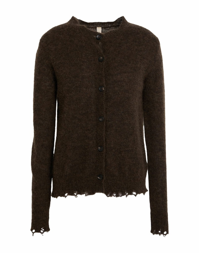 Photo: Giorgio Brato Womens Cardigan Dark in Brown
