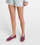 Saint Laurent Leopard-print canvas espadrilles