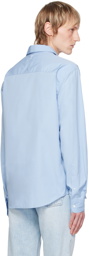 AMI Paris Blue Tonal Ami de Cœur Shirt