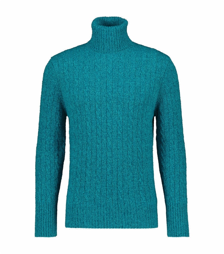Photo: Erdem - Nikos cable-knit turtleneck sweater