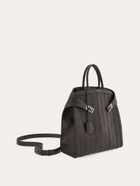 Ferragamo Mens Hug tote bag in Brown