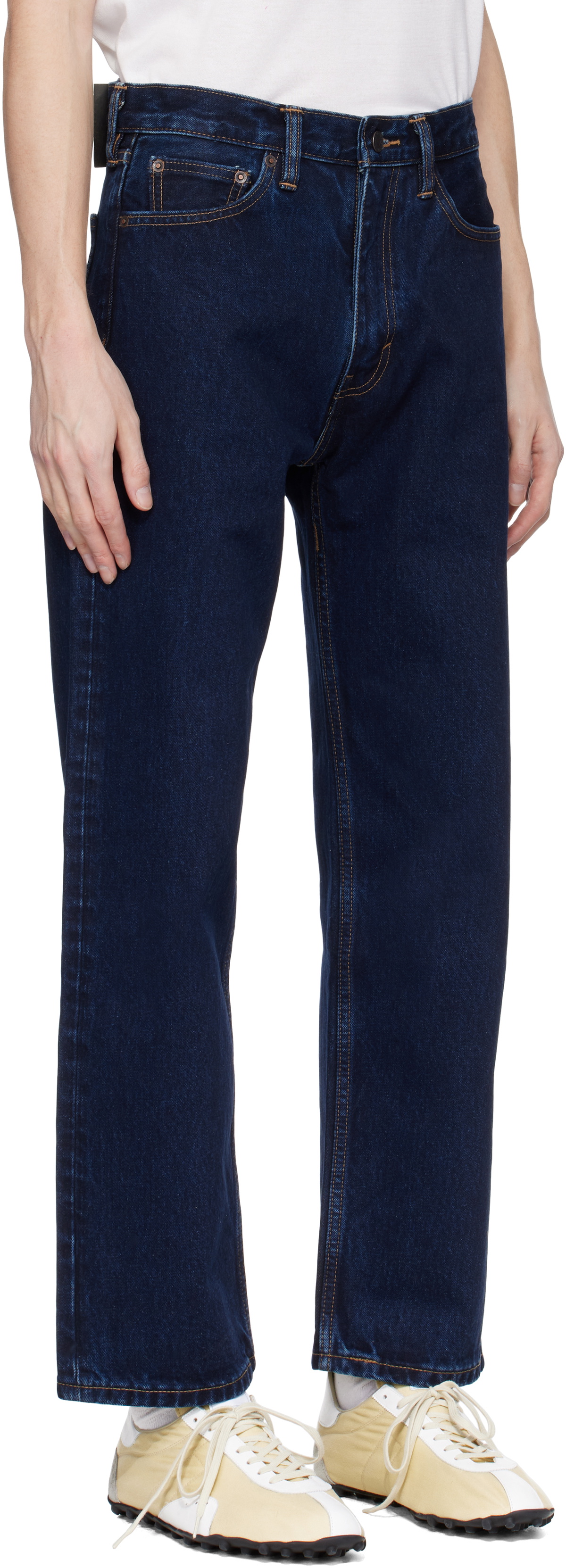 Levi's Navy Skateboarding Baggy 5 Pocket Jeans