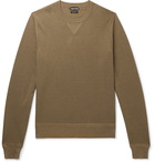 TOM FORD - Slim-Fit Cotton-Blend Piqué Sweater - Green