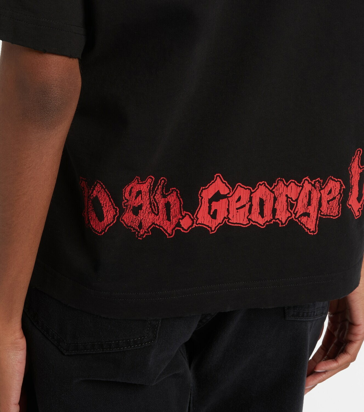 Balenciaga Printed cotton T-shirt