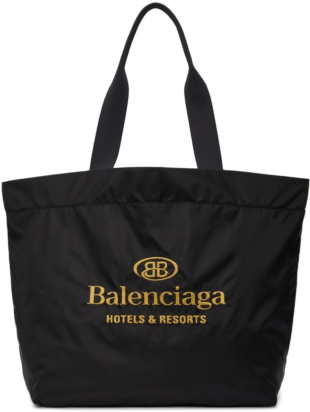 Photo: Balenciaga Black Large Resorts Tote