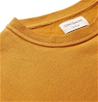 Oliver Spencer Loungewear - Harris Fleeceback Cotton-Jersey Sweatshirt - Yellow