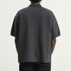 Nanamica Men's Snap Polo Shirt in Charcoal