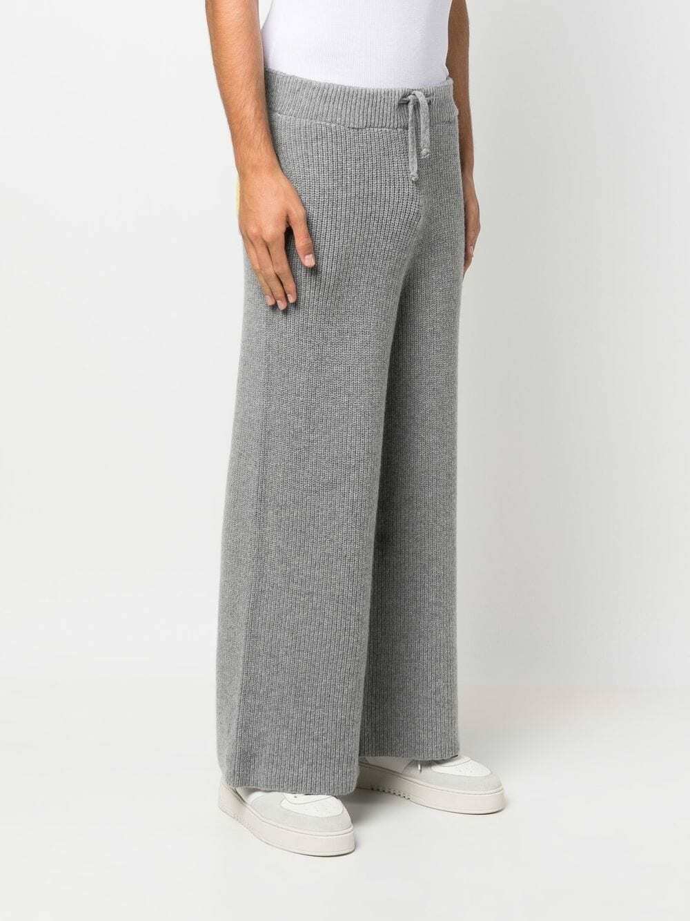 JOSHUA SANDERS - Merino Wool Wide Leg Trousers