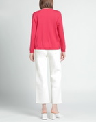 Goes Botanical Womens Sweater in Magenta