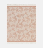 Etro Fringed paisley wool throw