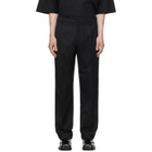 Simone Rocha Black Straight Leg Tux Trousers