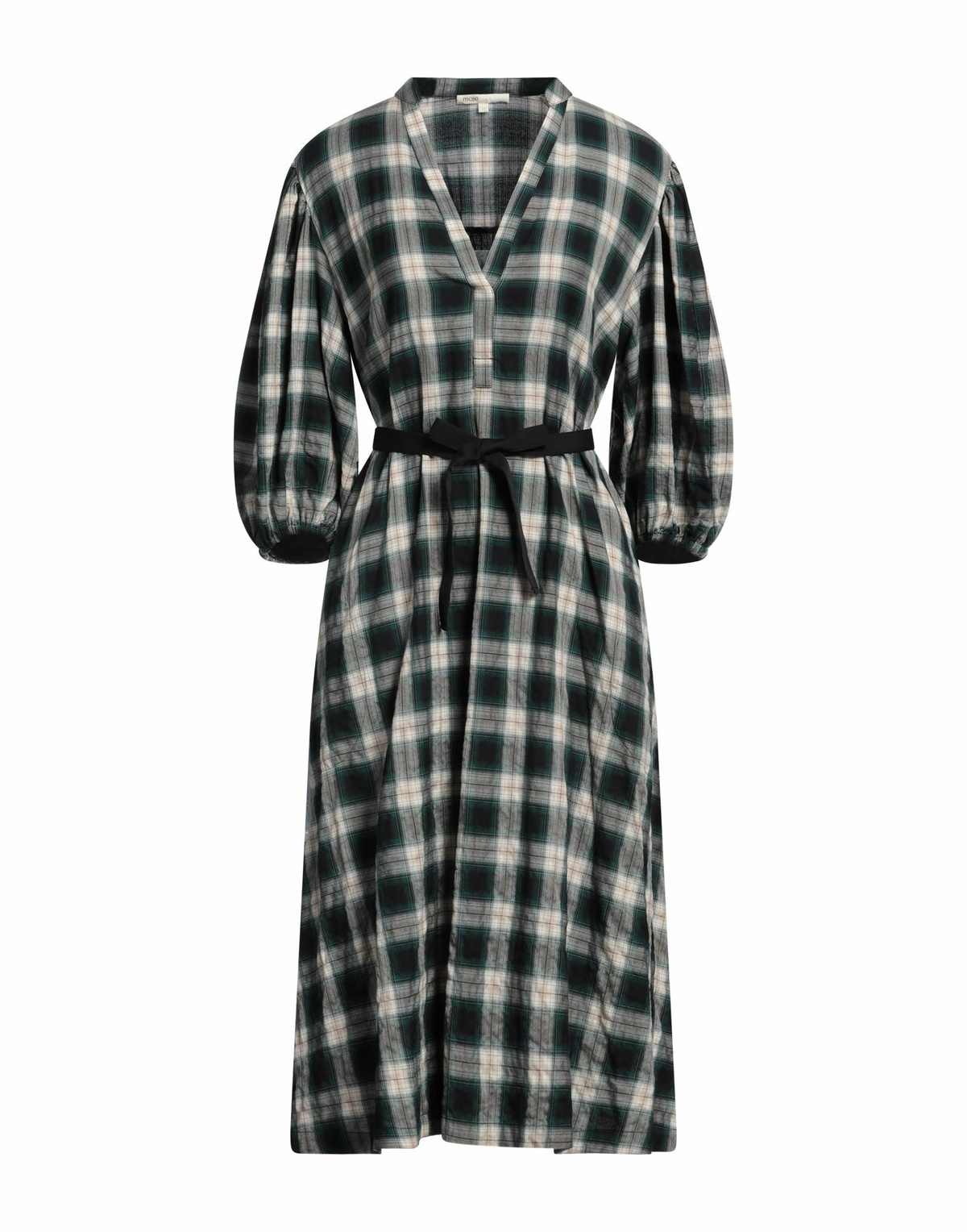 Maje Womens Midi dress Emerald in Green