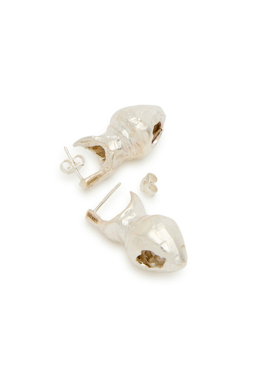 Alighieri The Vessel of Offerings Sterling Silver Drop Earrings - One Size