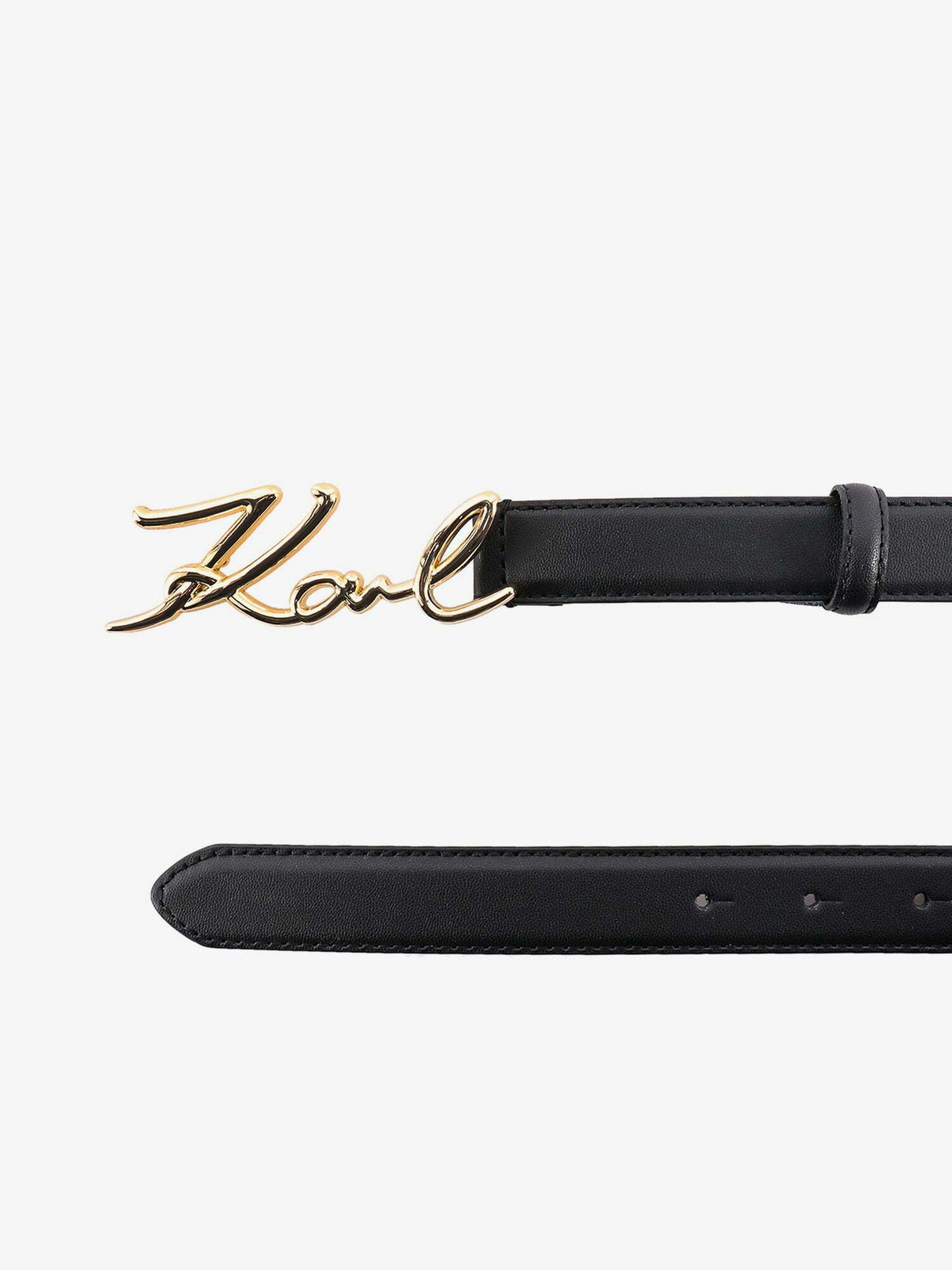 KARL LAGERFELD ベルト ブラック S Karl Lagerfeld ベルト - 黒 - ブラック | A1W33147999