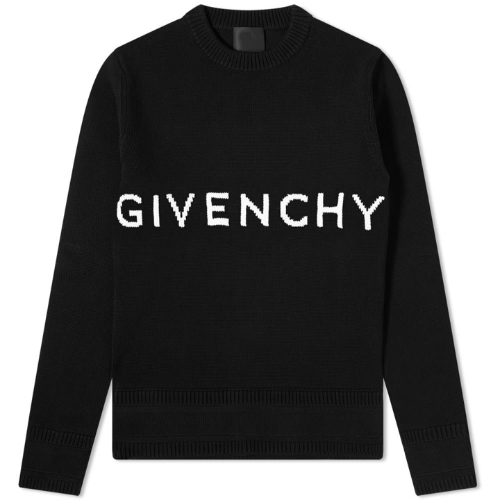 Photo: Givenchy 4G Logo Cotton Crew Knit