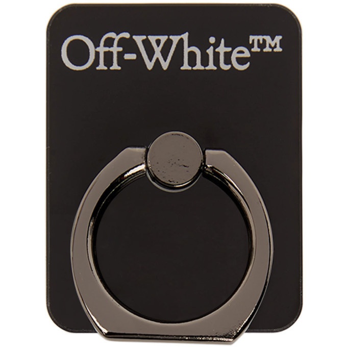 Photo: Off-White Black iPhone Ring Stand