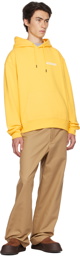 Jacquemus Yellow 'Le Sweatshirt Jacquemus' Hoodie