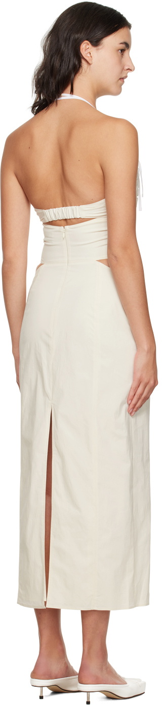 Jacquemus Off-White Le Chouchou 'La Robe Ruban' Maxi Dress Jacquemus
