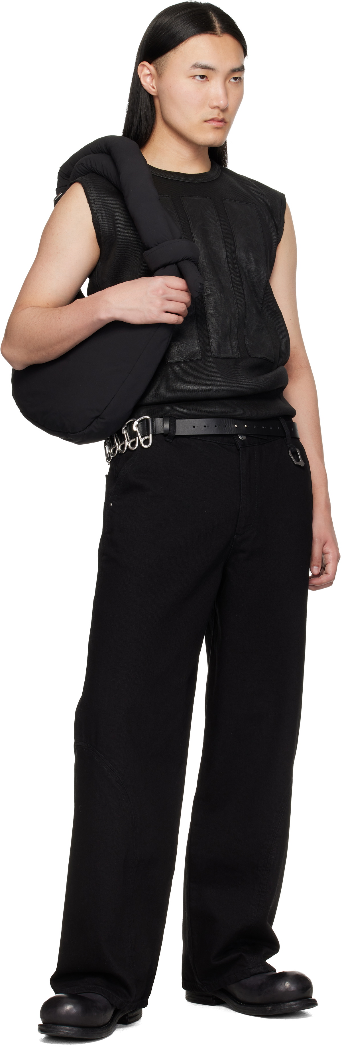 HELIOT EMIL Black Attache Tote
