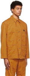 Needles Orange Smith's Edition Coverall Twill Shirt