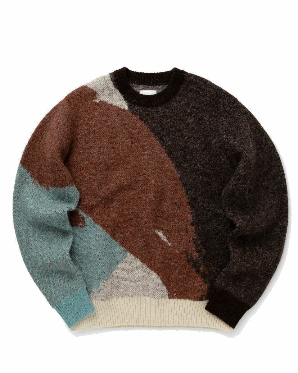 Photo: Norse Projects Arild Alpaca Mohair Jacquard Sweater Multi - Mens - Pullovers