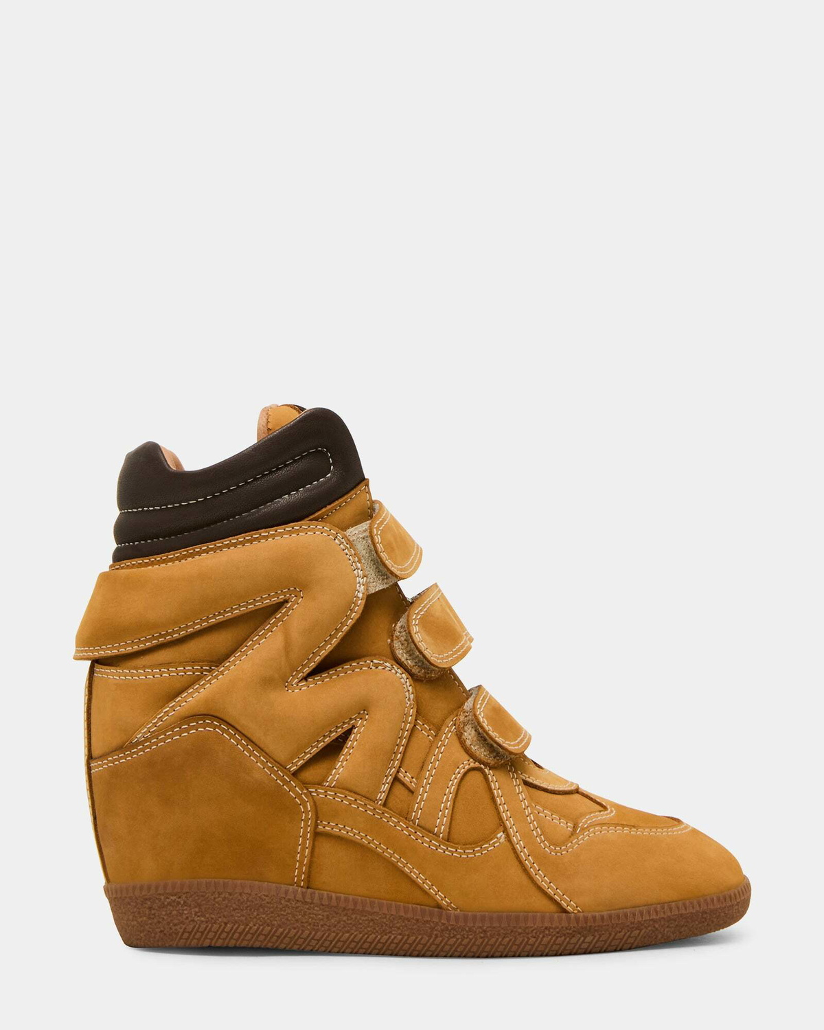 Steve Madden Mavis Sneakers in Tan Nubuck