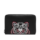 Kenzo Tiger Leather Zip Wallet