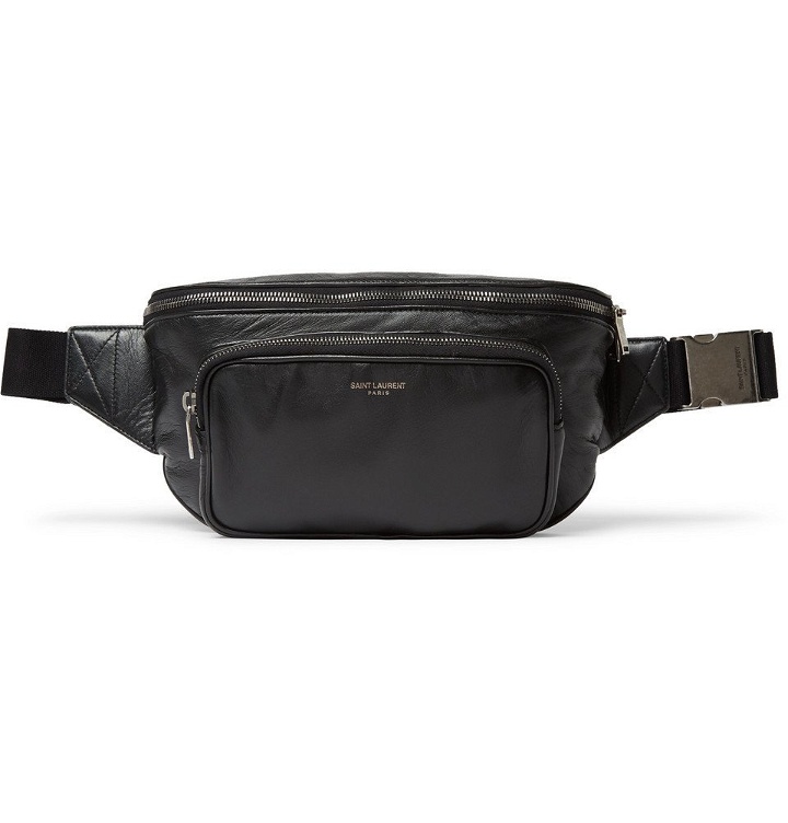 Photo: Saint Laurent - Leather Belt Bag - Black
