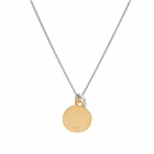 Jil Sander Women's Multi Charm Necklace in Gold/Silver