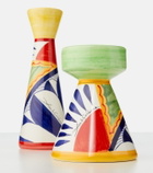 Dolce&Gabbana Casa Carretto Medium ceramic candle holder