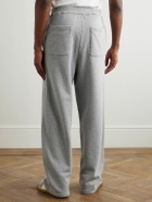 KAPITAL - N.TRY Straight-Leg Printed Cotton-Jersey Sweatpants - Gray