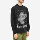 The Trilogy Tapes Men's Long Sleeve Spangled T-Shirt in Black