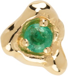FARIS Gold Emerald Tash Single Earring